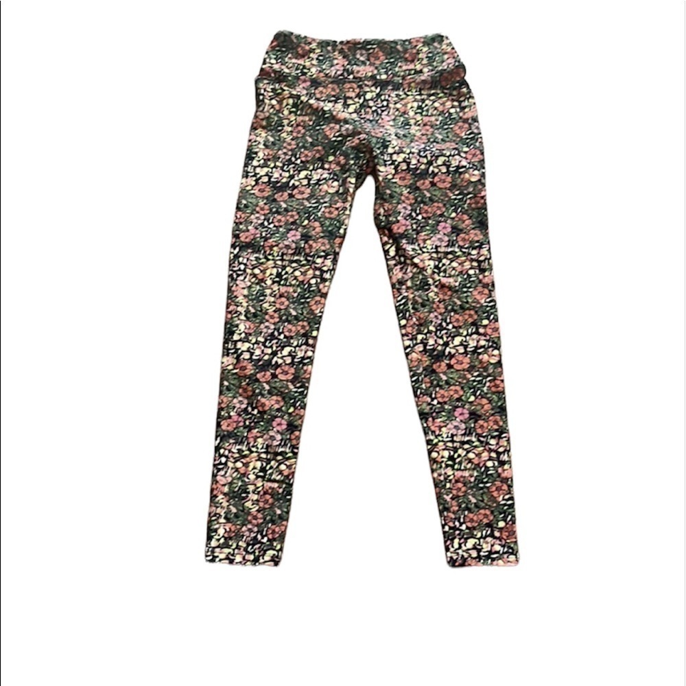 LulaRoe women’s floral print leggings One Size